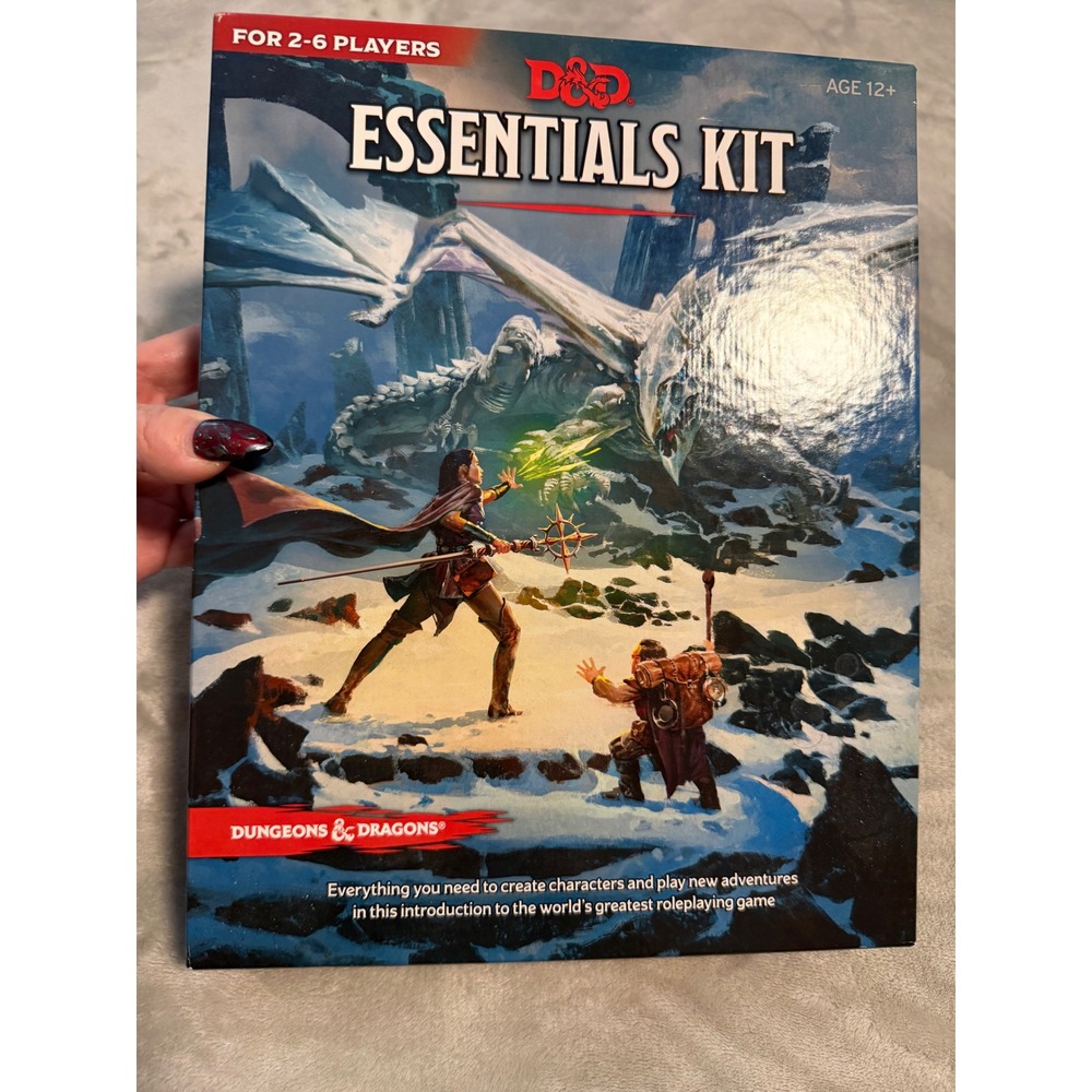 D&D Essentials Kit Dragon of Icespire‎ Peak Complete Box Set w Dice & Map